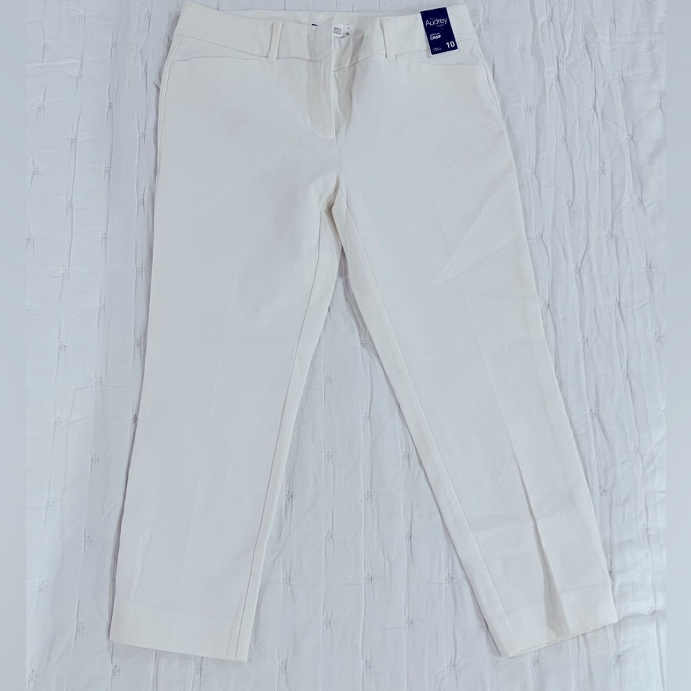 NWT Audrey Cigarette Slim Leg Crop Pant SZ 10